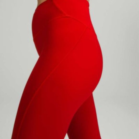 Lululemon Base Pace High-Rise Tight 25" Dark Red Size 4 - Picture 3 of 7